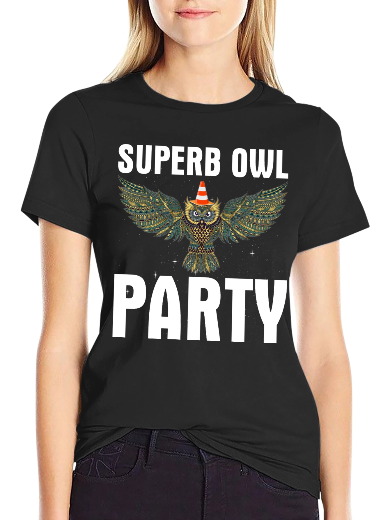 Superb Owl Party T-Shirt - Fun Graphic Tee