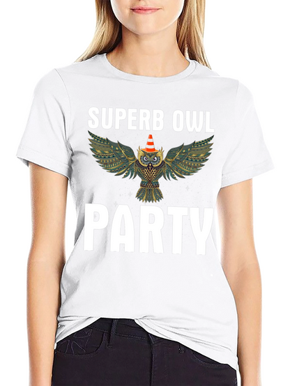 Superb Owl Party T-Shirt - Fun Graphic Tee