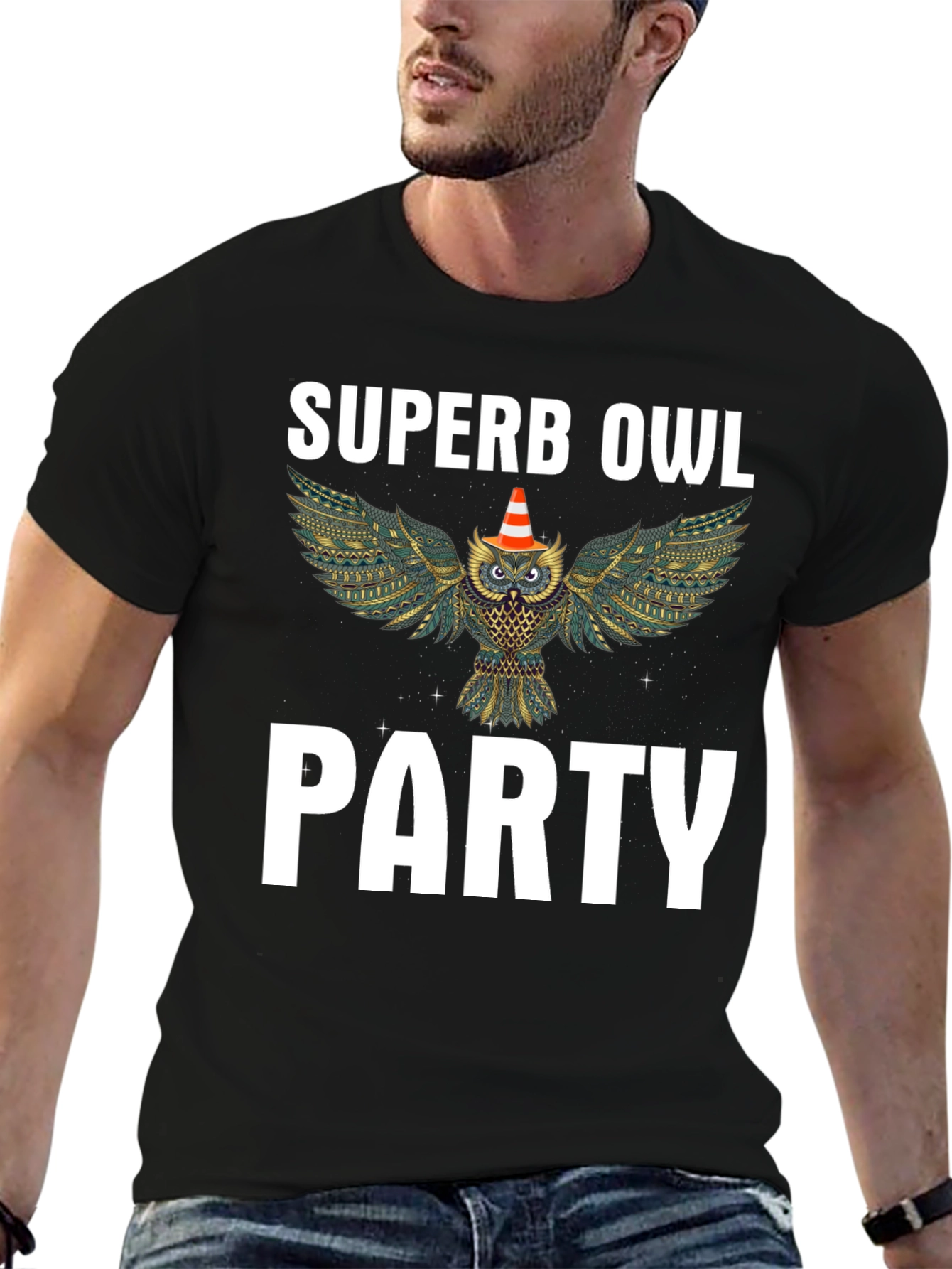Superb Owl Party T-Shirt - Fun Graphic Tee