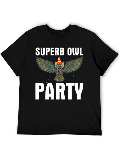 Superb Owl Party T-Shirt - Fun Graphic Tee