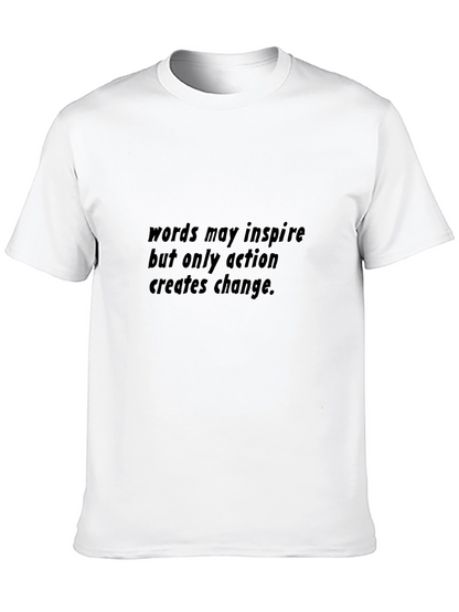 Inspirational Quote Black T-Shirt