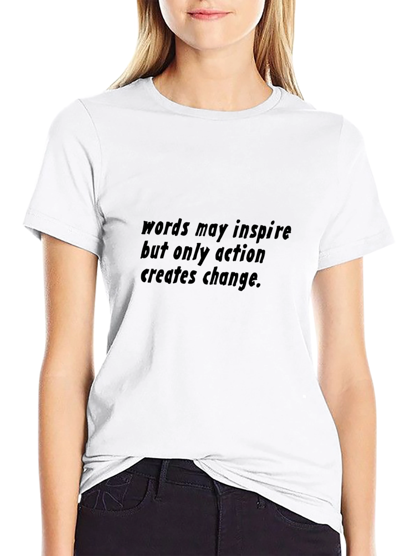 Inspirational Quote Black T-Shirt
