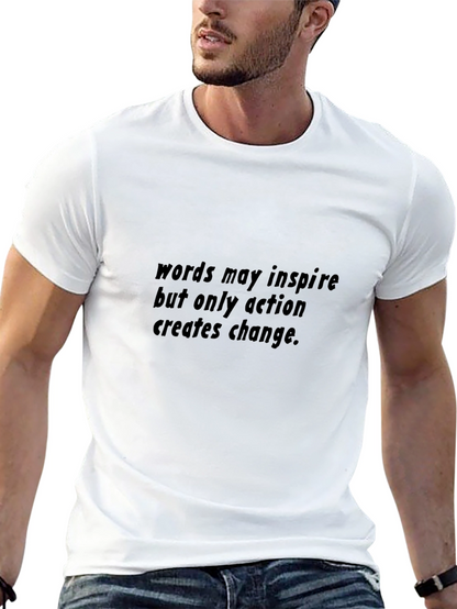 Inspirational Quote Black T-Shirt
