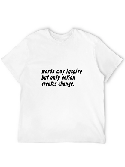 Inspirational Quote Black T-Shirt