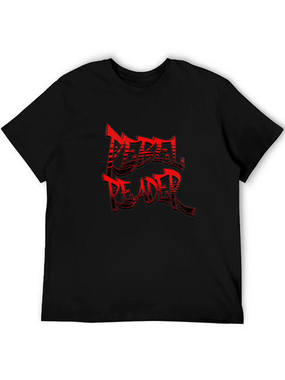 Rebel Reader Black T-Shirt - Bold Graphic Tee