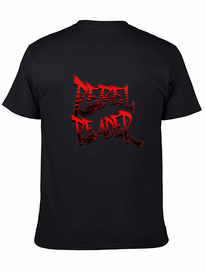Rebel Reader Black T-Shirt - Bold Graphic Tee