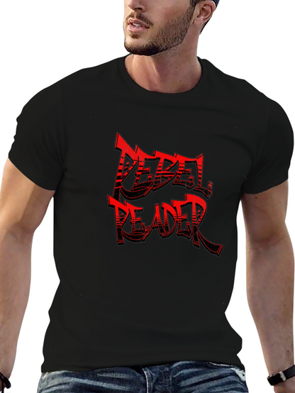 Rebel Reader Black T-Shirt - Bold Graphic Tee