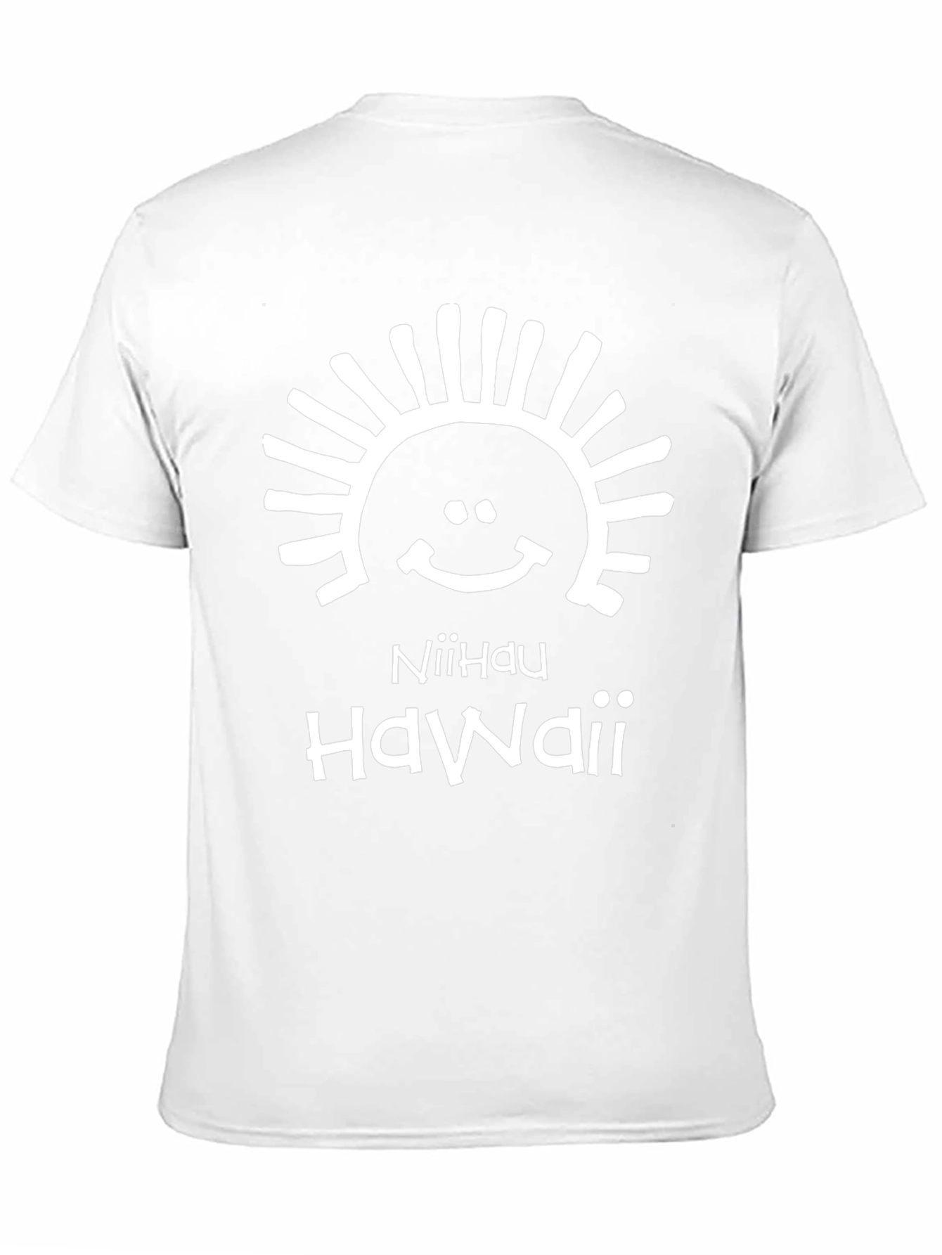 Niihau Hawaii Black Graphic T-Shirt