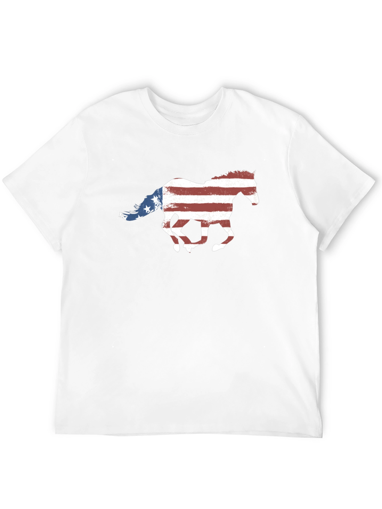 American Flag Horse Graphic Tee