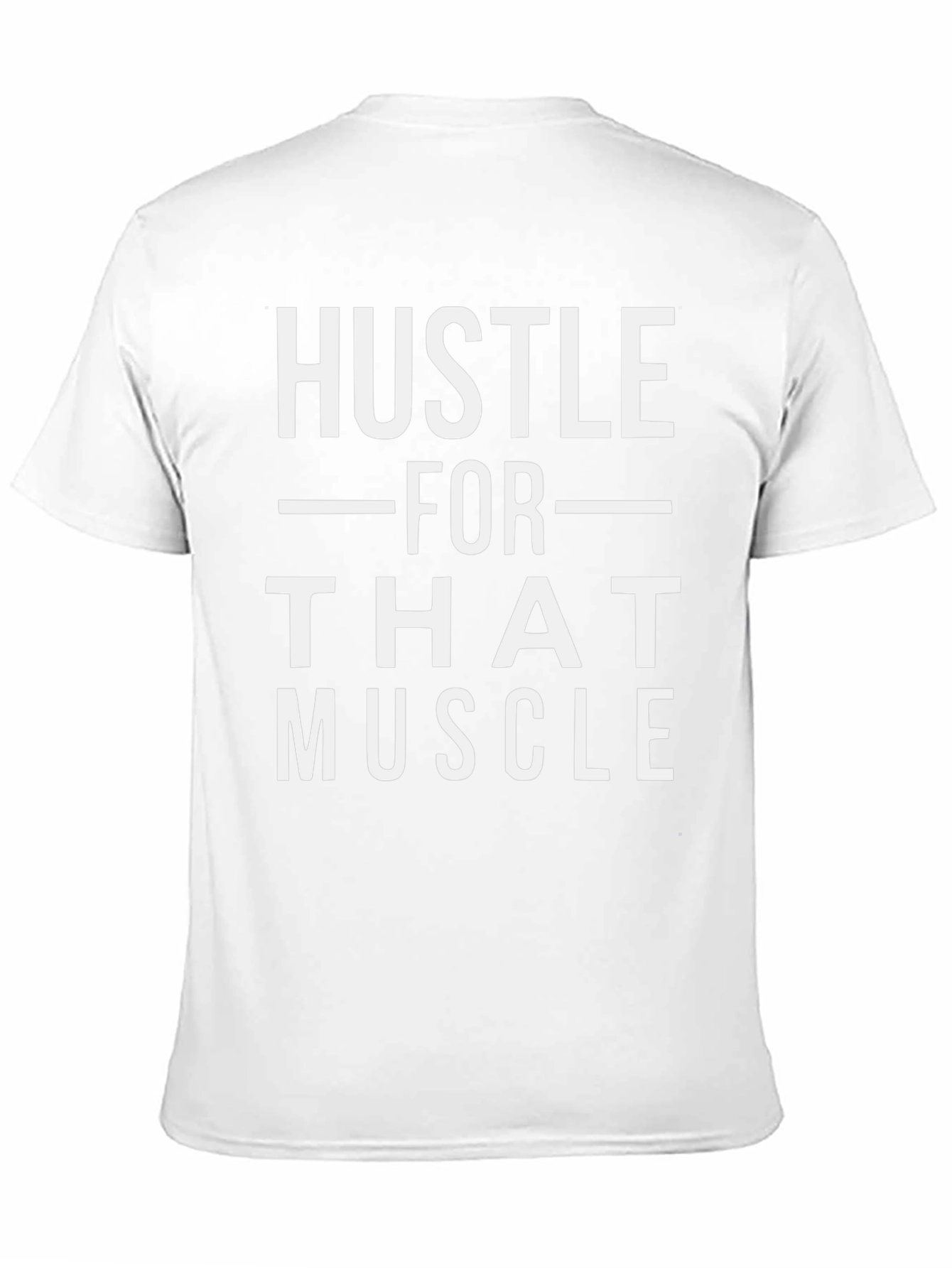 Hustle For That Muscle Graphic Tee - Black