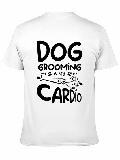 Dog Grooming is My Cardio Black T-Shirt