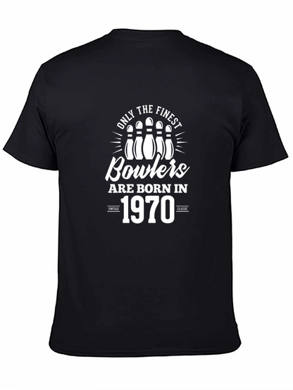 Finest Bowlers Born in 1970 Black T-Shirt