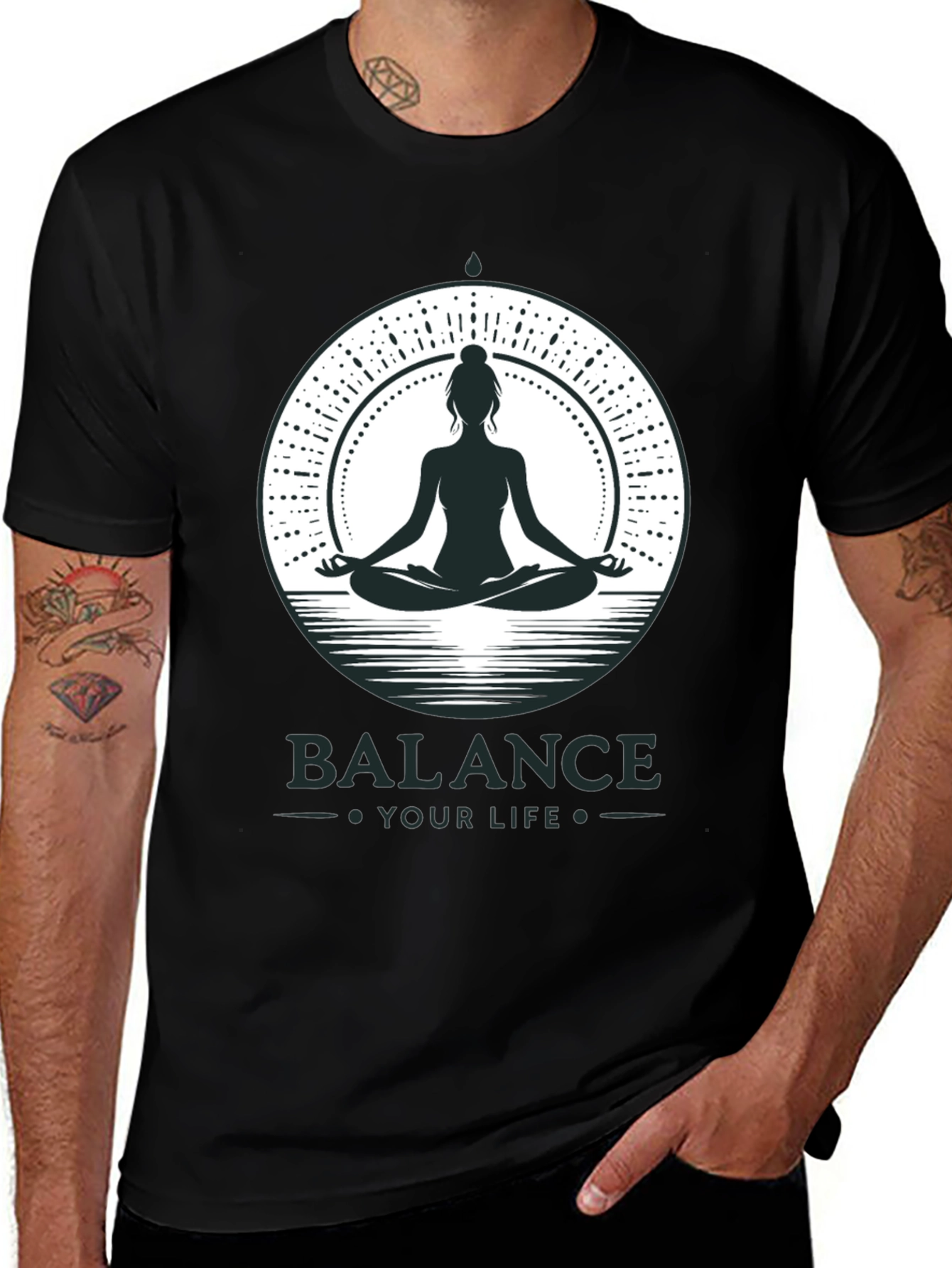 Balance Your Life Meditation T-Shirt