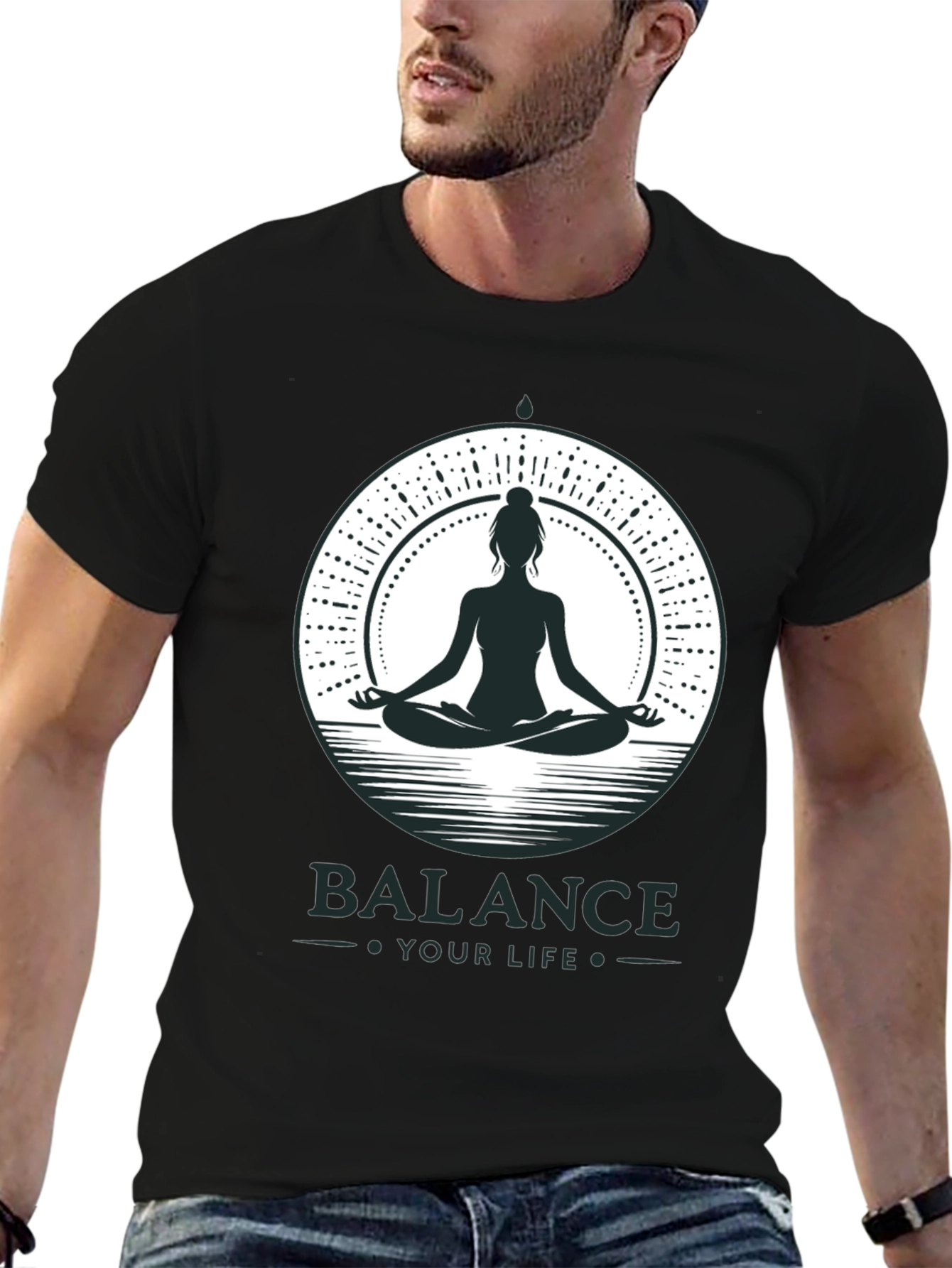 Balance Your Life Meditation T-Shirt