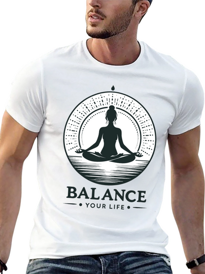 Balance Your Life Meditation T-Shirt