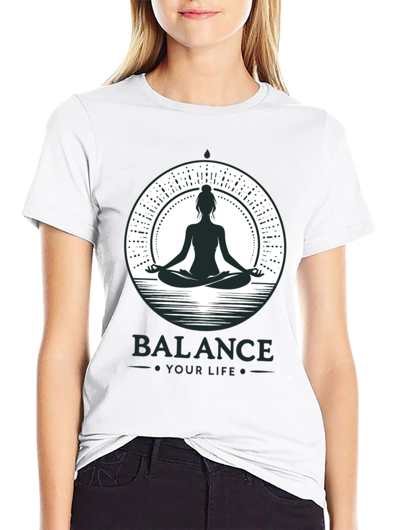 Balance Your Life Meditation T-Shirt