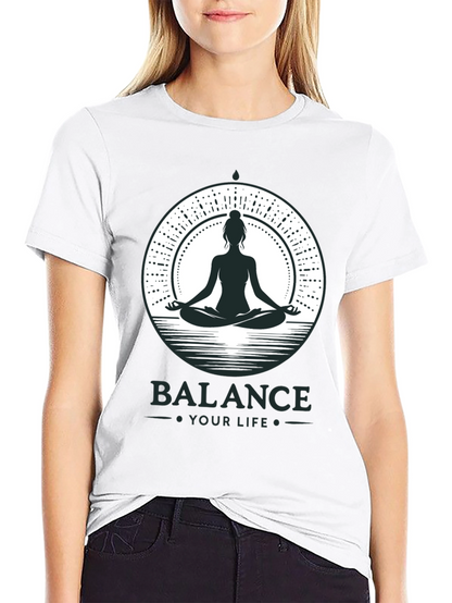 Balance Your Life Meditation T-Shirt