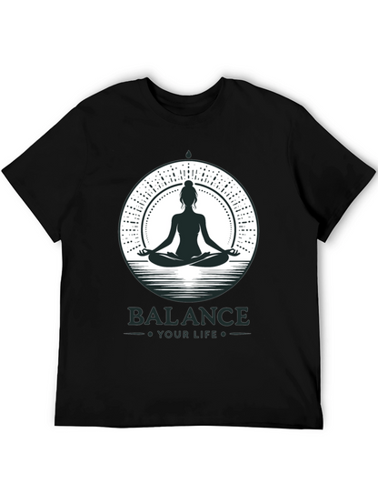 Balance Your Life Meditation T-Shirt
