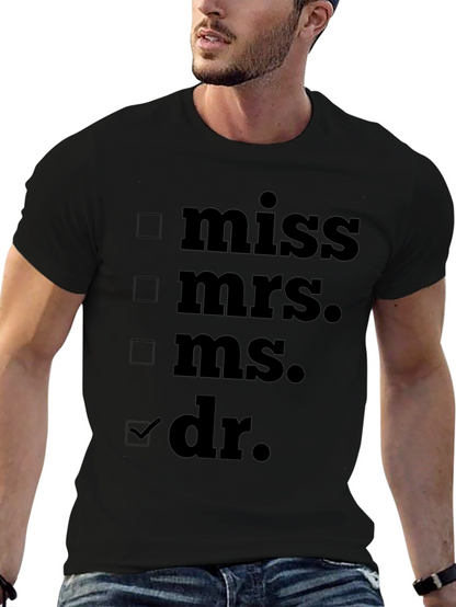Novelty Dr. T-Shirt - Check the Box
