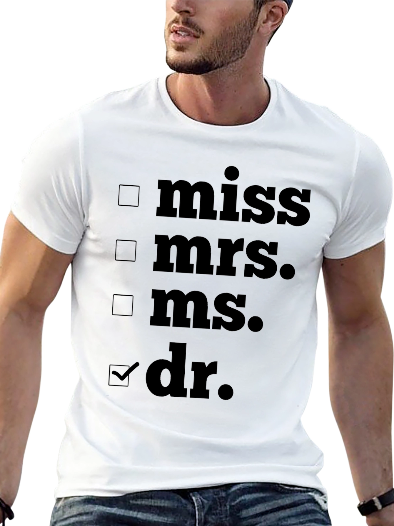 Novelty Dr. T-Shirt - Check the Box