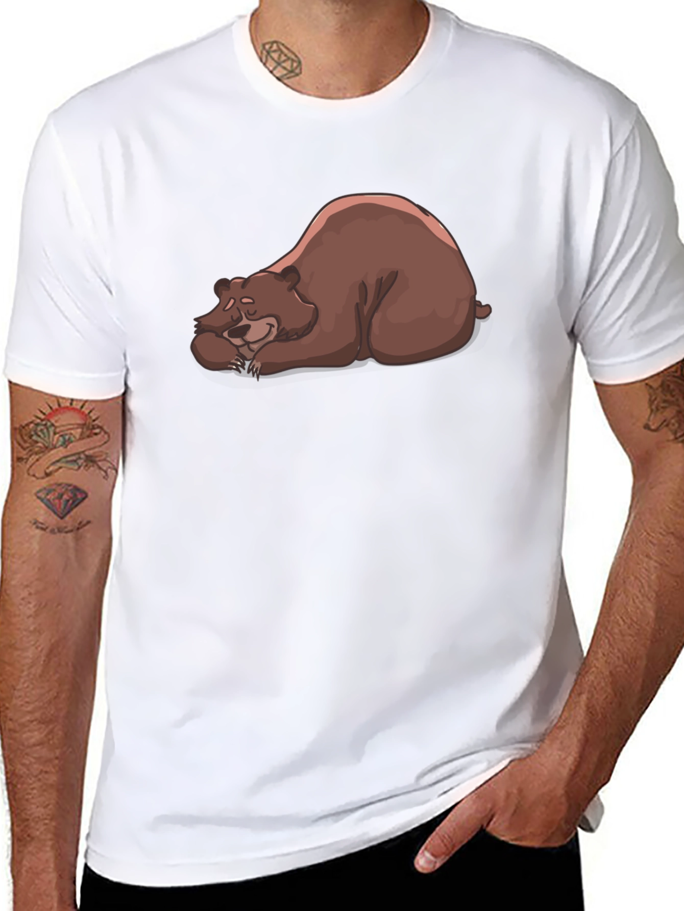 Sleeping Bear Graphic T-Shirt - Relaxed Fit