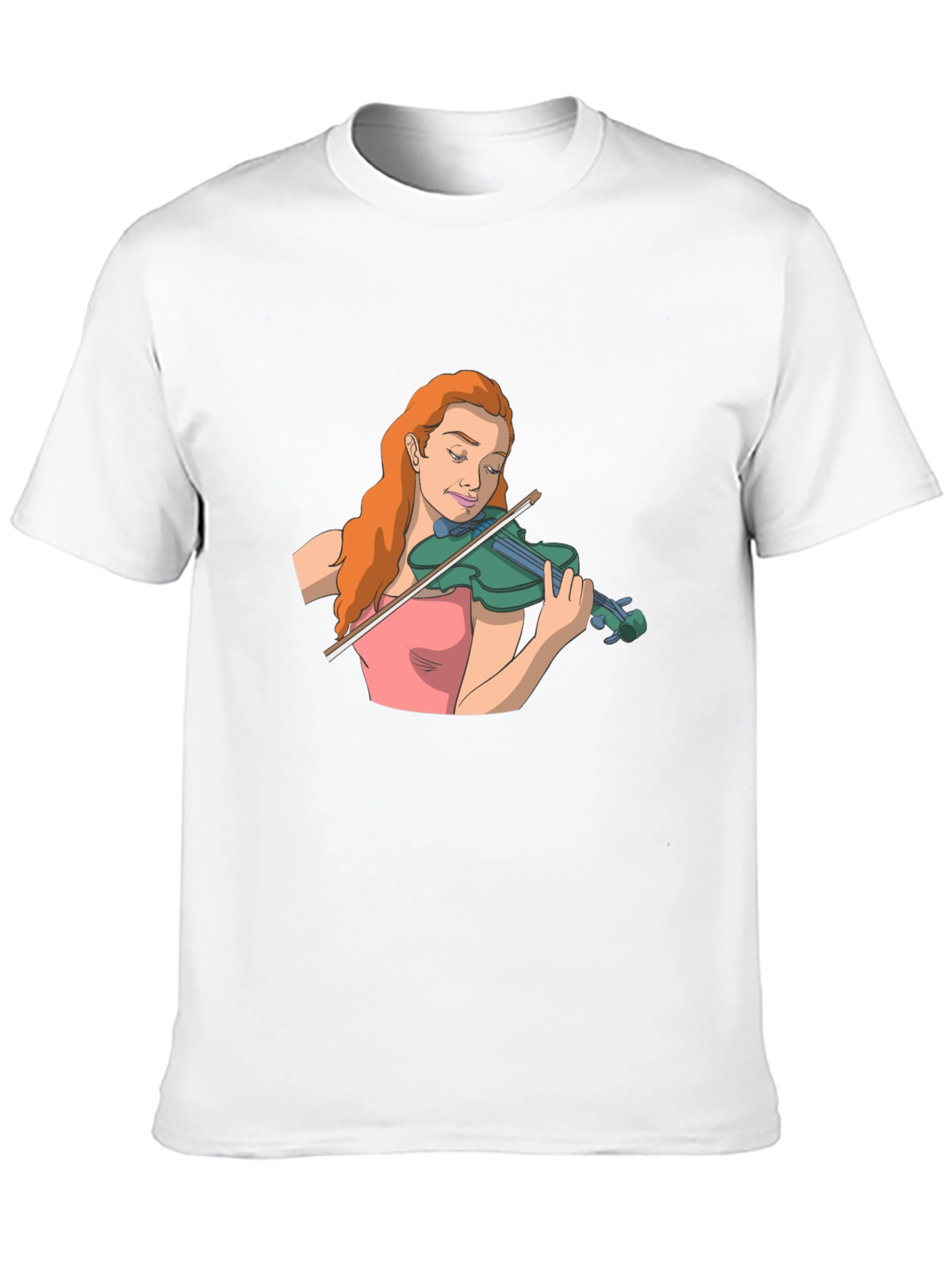 Violin Player Graphic T-Shirt