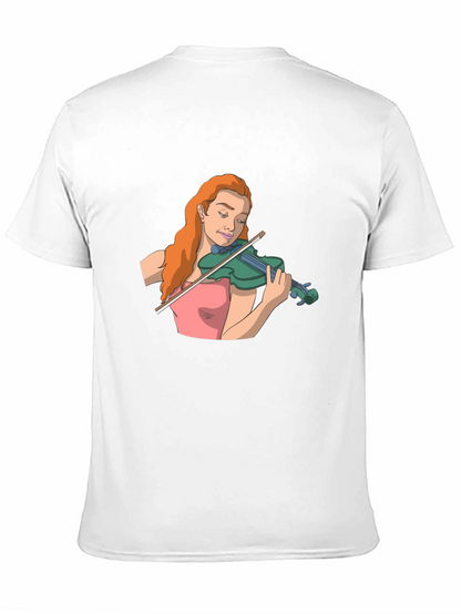 Violin Player Graphic T-Shirt