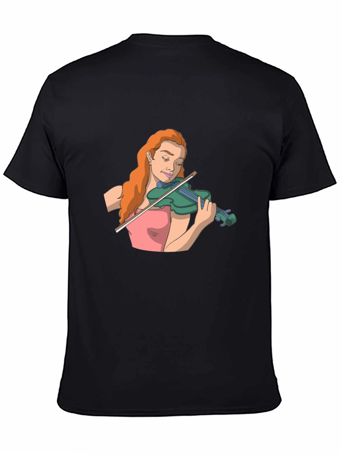 Violin Player Graphic T-Shirt