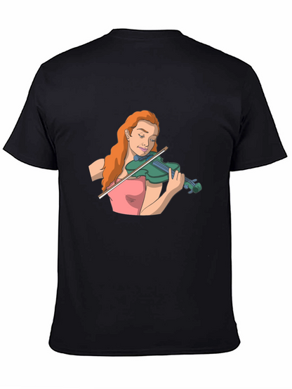 Violin Player Graphic T-Shirt