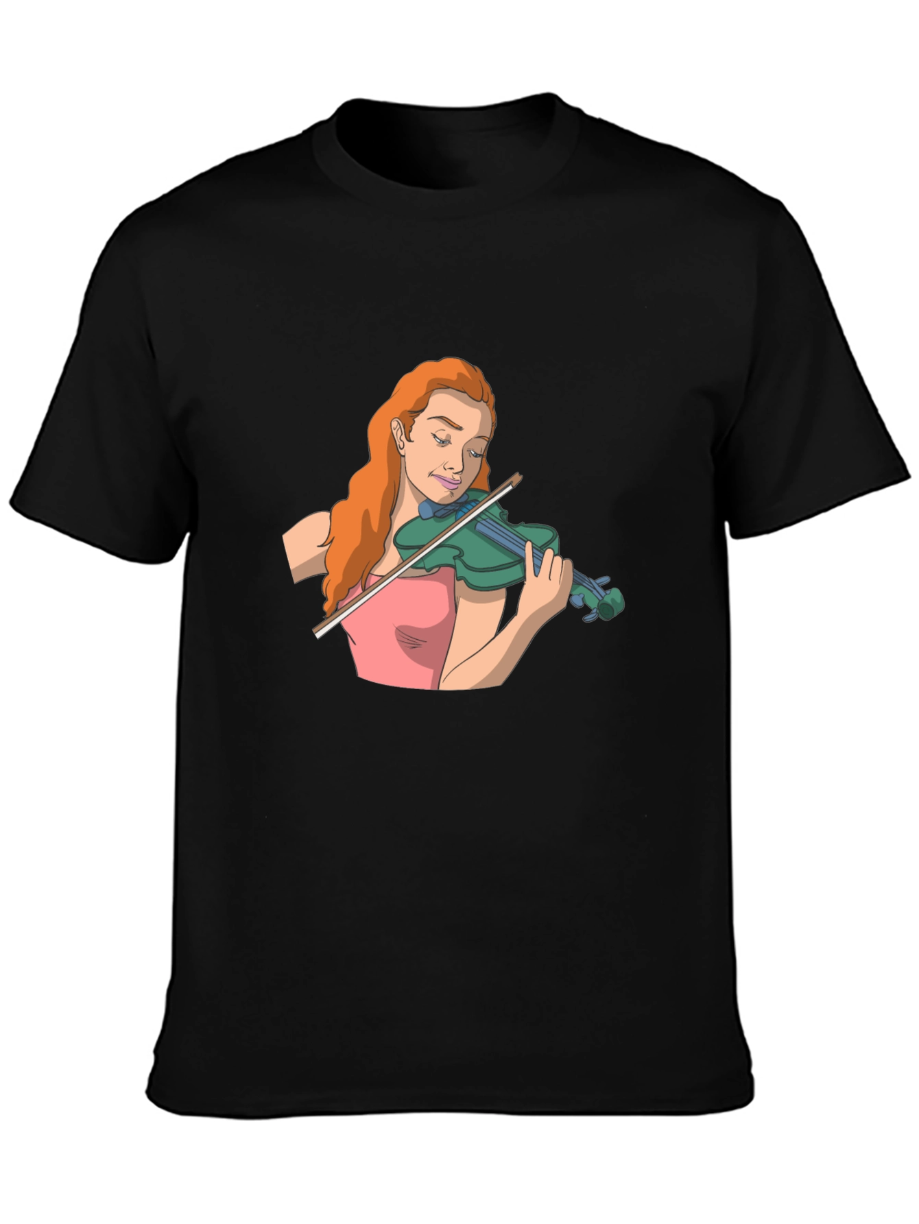 Violin Player Graphic T-Shirt