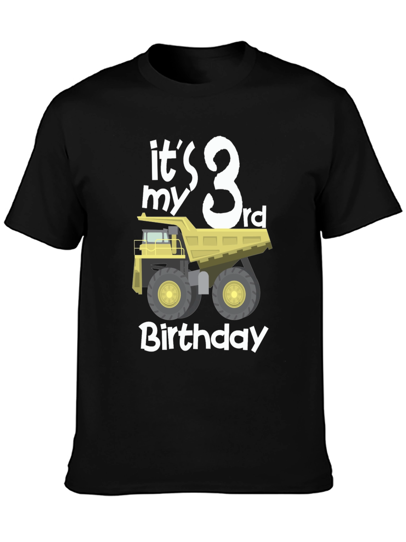 3rd Birthday Dump Truck T-Shirt