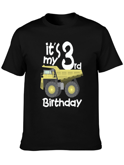3rd Birthday Dump Truck T-Shirt
