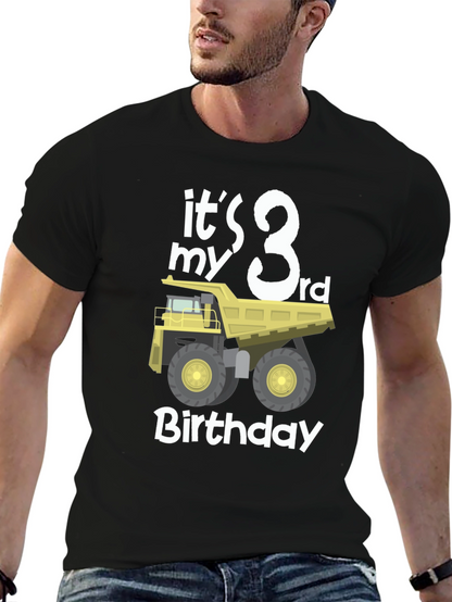 3rd Birthday Dump Truck T-Shirt
