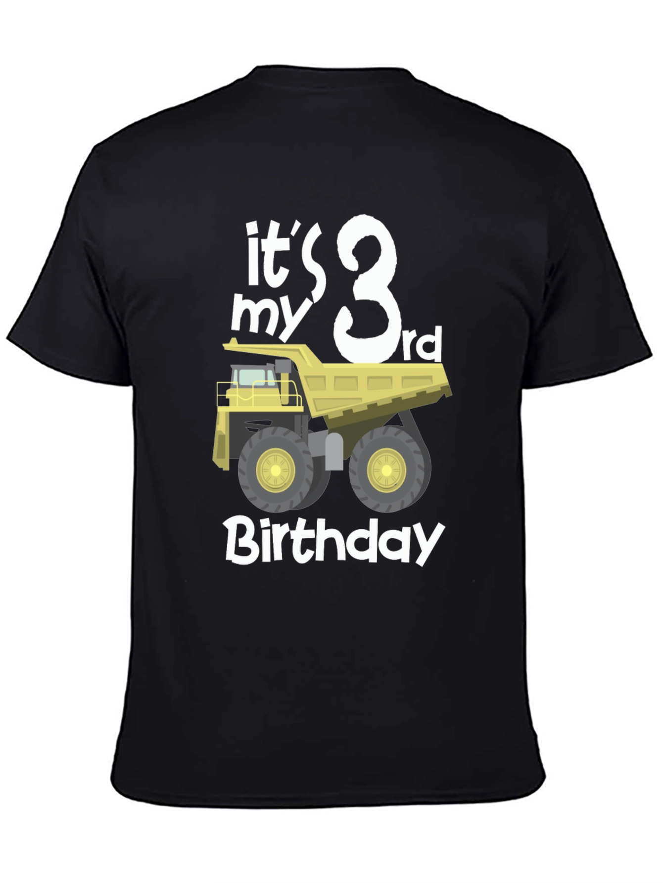 3rd Birthday Dump Truck T-Shirt