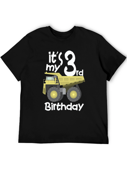 3rd Birthday Dump Truck T-Shirt
