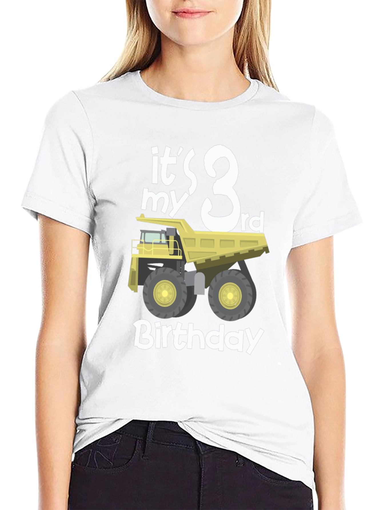 3rd Birthday Dump Truck T-Shirt