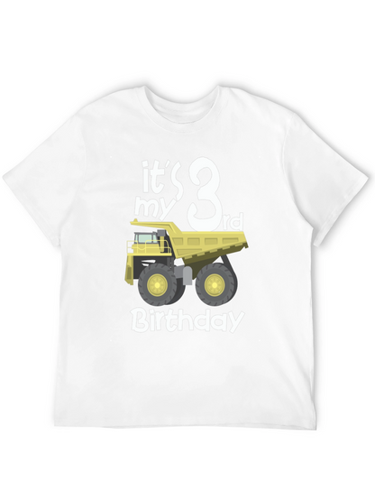 3rd Birthday Dump Truck T-Shirt
