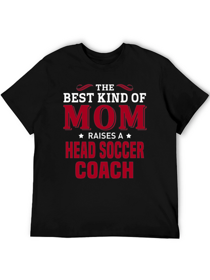 Best Kind of Mom Head Soccer Coach T-Shirt
