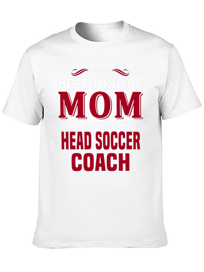 Best Kind of Mom Head Soccer Coach T-Shirt