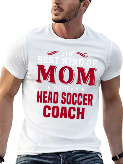 Best Kind of Mom Head Soccer Coach T-Shirt