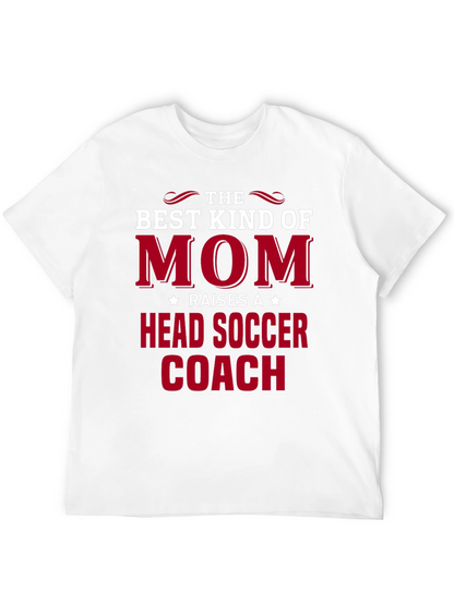 Best Kind of Mom Head Soccer Coach T-Shirt