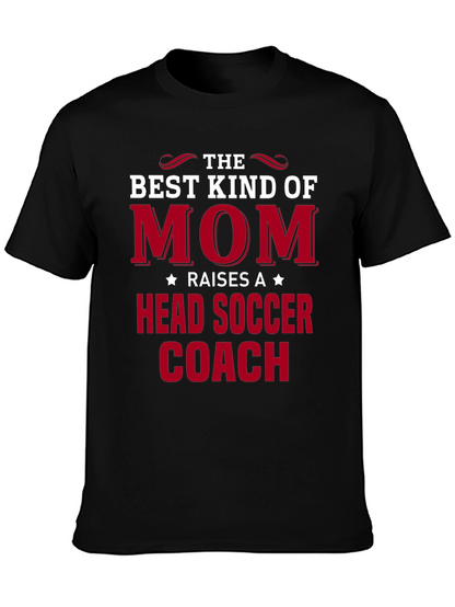 Best Kind of Mom Head Soccer Coach T-Shirt