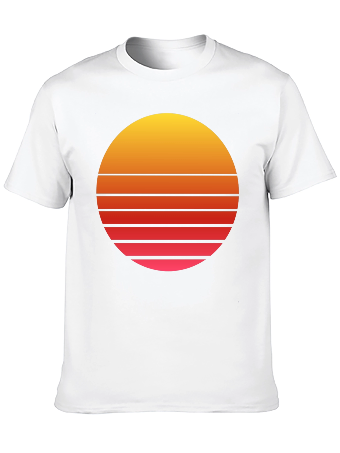 Retro Sunset Graphic Tee - Soft Cotton Blend