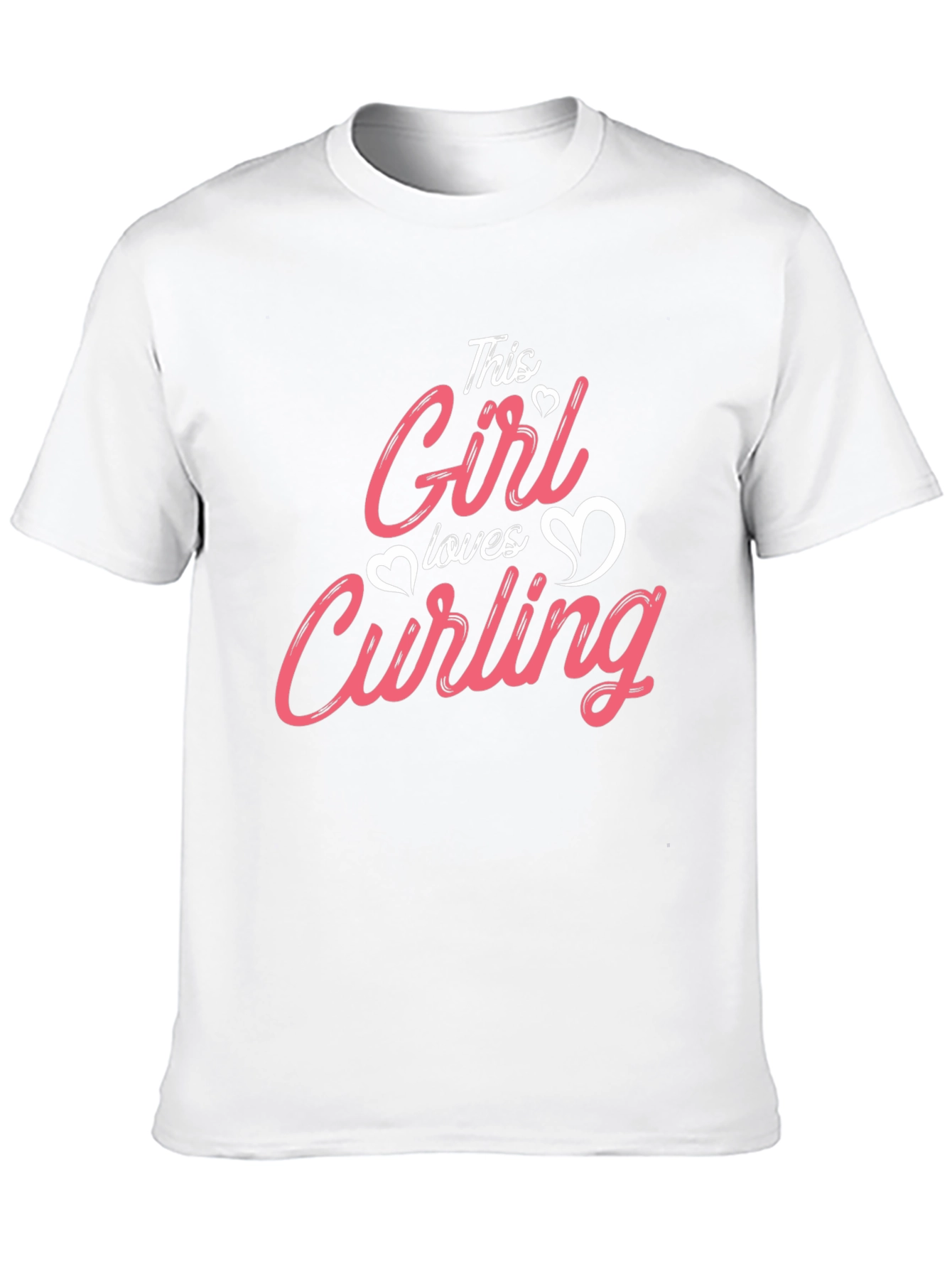 This Girl Loves Curling T-Shirt Black