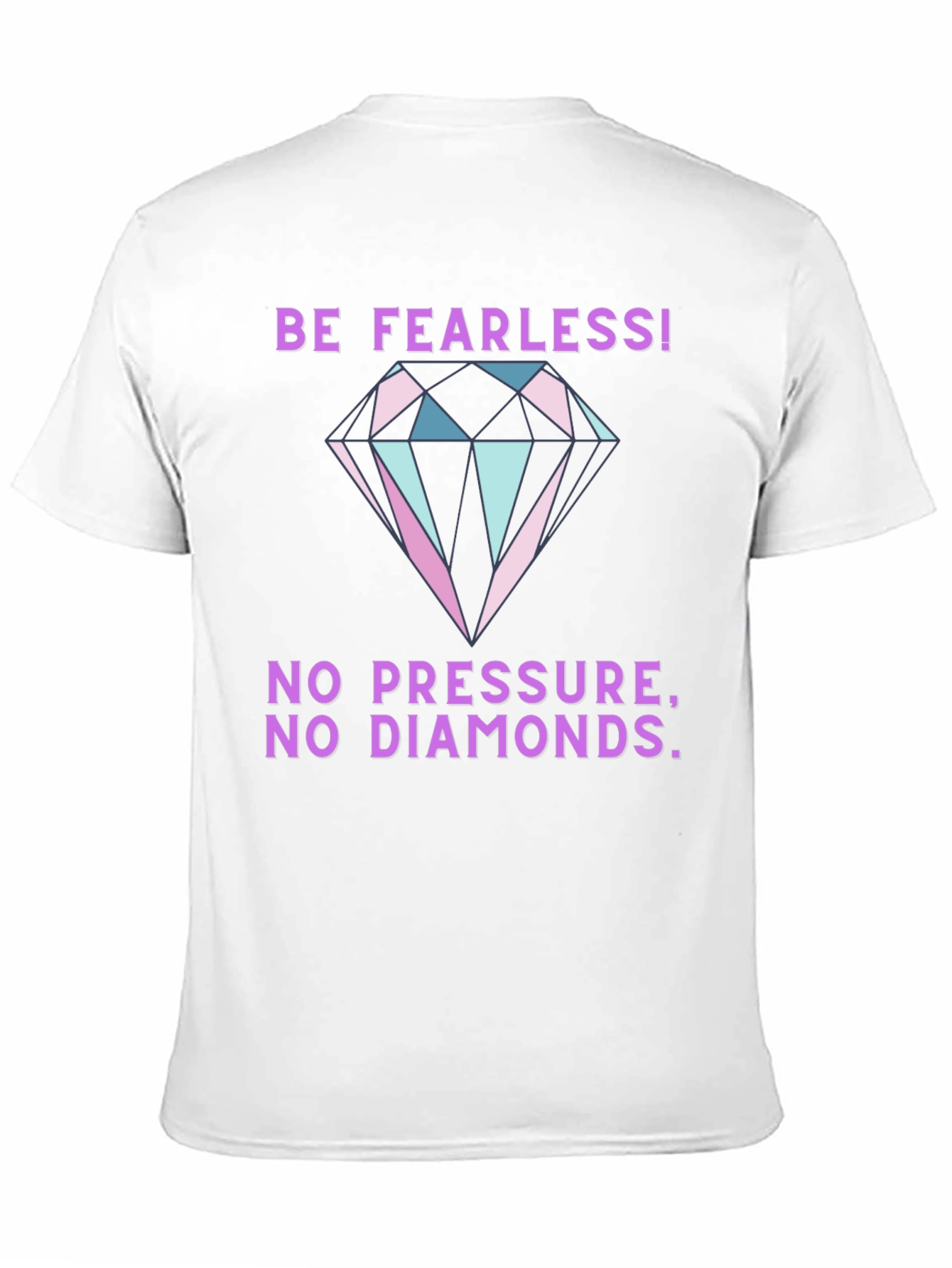 Be Fearless Graphic Tee - Diamond Print T-Shirt