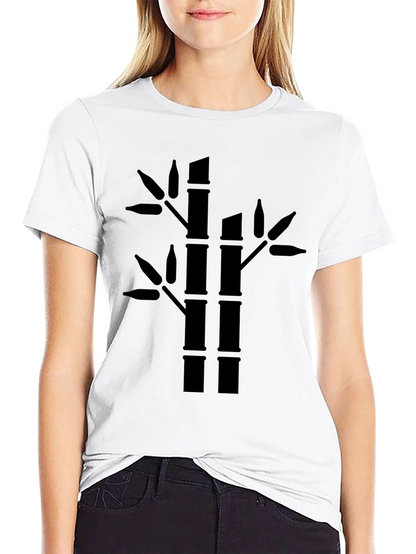 Bamboo Graphic Tee - Mens Black T-Shirt