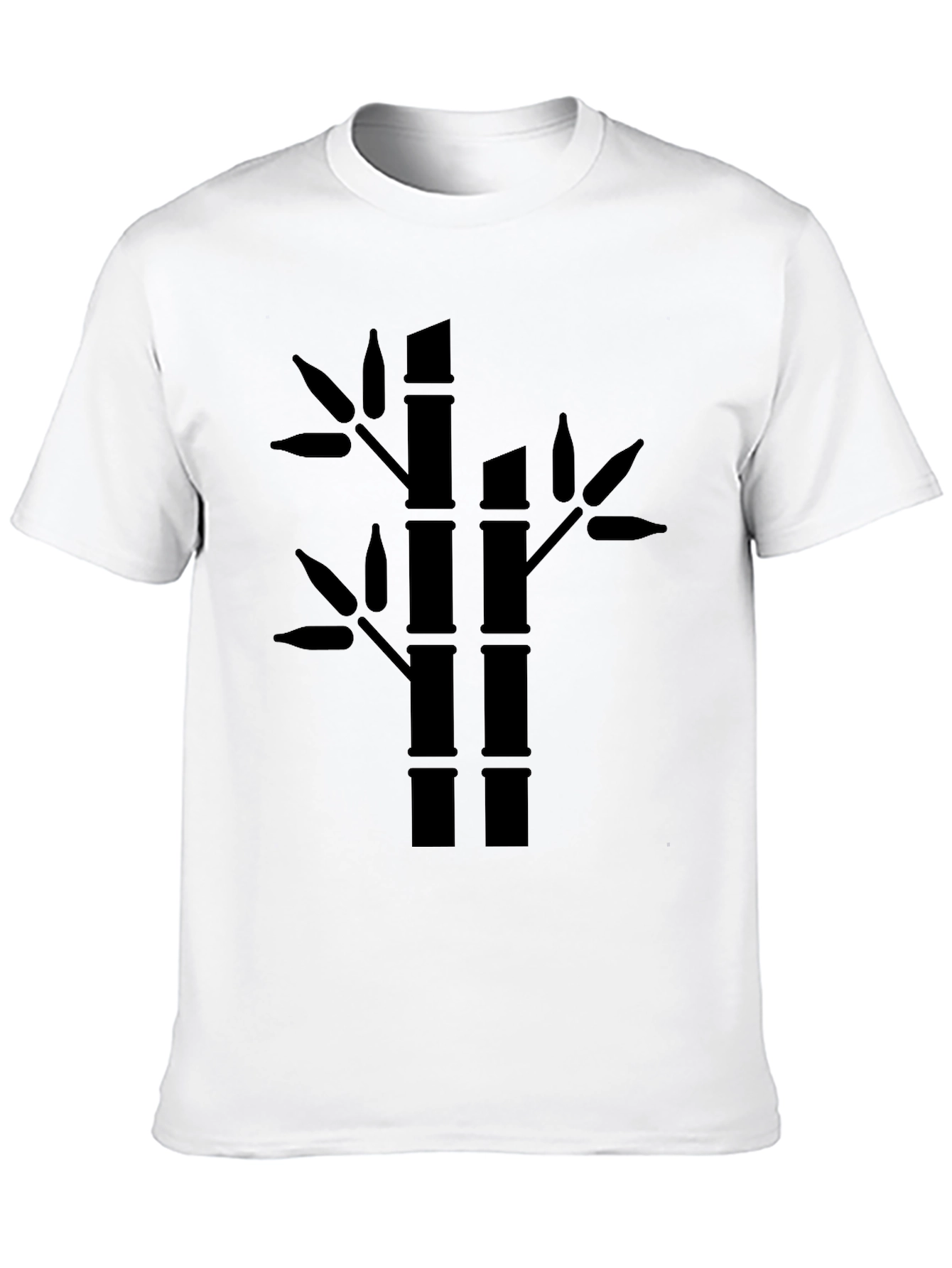 Bamboo Graphic Tee - Mens Black T-Shirt