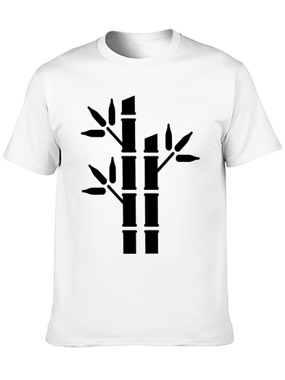 Bamboo Graphic Tee - Mens Black T-Shirt