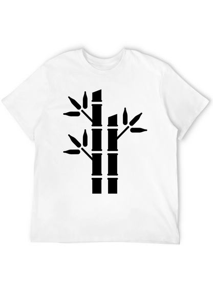 Bamboo Graphic Tee - Mens Black T-Shirt