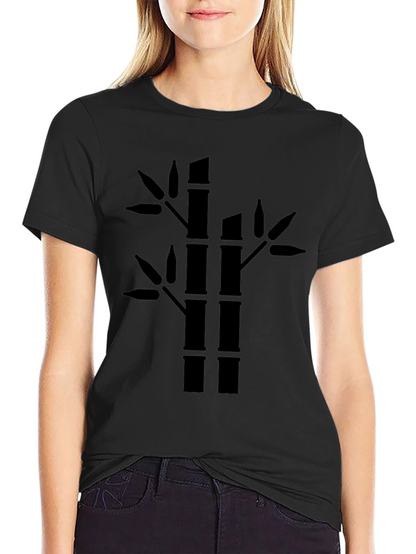 Bamboo Graphic Tee - Mens Black T-Shirt